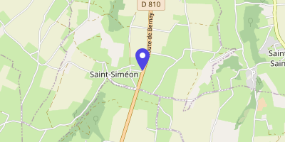 Carte OpenStreetMap — 10 chemin de la Mairie, Saint-Siméon