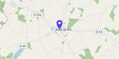 Carte OpenStreetMap — 23 rue du Pré-du-Moulin, Azat-le-Ris