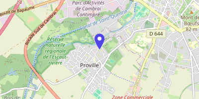 Carte OpenStreetMap — Place de la République, Proville