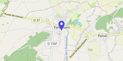 Carte OpenStreetMap — 119 montée de l'Église, Faramans