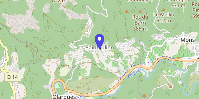 Carte OpenStreetMap — 4 rue des écoles, Saint-Julien