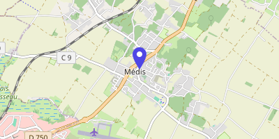 Carte OpenStreetMap — 1 place Paul-Beau, Médis