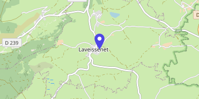 Carte OpenStreetMap — 1 rue du 19 mars 1962, Laveissenet
