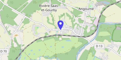 Carte OpenStreetMap — 21 place de la Mairie, Rivière-Saas-et-Gourby