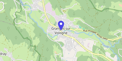 Carte OpenStreetMap — 1 rue De-Lattre-de-Tassigny, Granges-Aumontzey