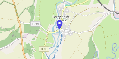 Carte OpenStreetMap — Place Raymond-Poincaré, Sorcy-Saint-Martin