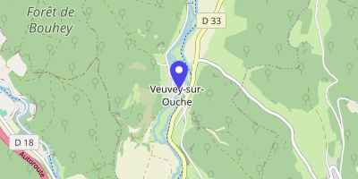 Carte OpenStreetMap — 2 place de la Mairie, Veuvey-sur-Ouche