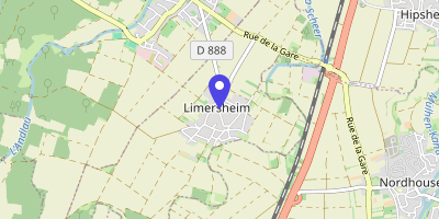 Carte OpenStreetMap — 10 rue du Vin, Limersheim