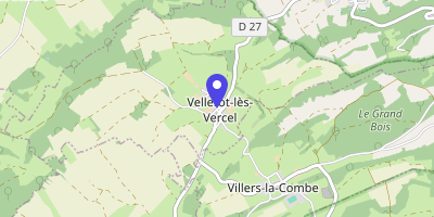 Carte OpenStreetMap — 3 place de la Mairie, Vellerot-lès-Vercel