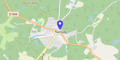 Carte OpenStreetMap — 2 place de la Mairie, Nançay
