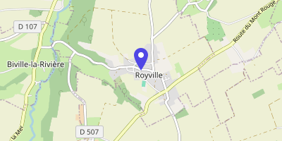 Carte OpenStreetMap — Place de la Mairie, Royville