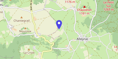 Carte OpenStreetMap — Le Bourg, Alleyrac