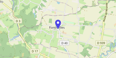 Carte OpenStreetMap — 1 route de Trie, Fontrailles