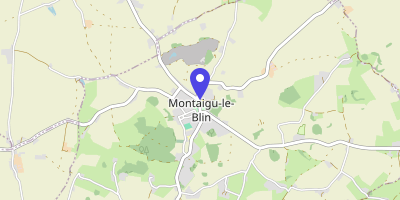 Carte OpenStreetMap — 1 la Place, Montaigu-le-Blin