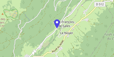 Carte OpenStreetMap — 3240 route de Plainpalais, Saint-François-de-Sales