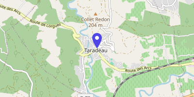 Carte OpenStreetMap — 38 route de Flayosc, Taradeau