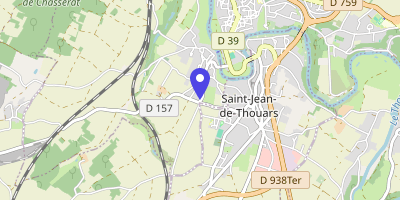 Carte OpenStreetMap — 18 rue Baillergeau, Saint-Jacques-de-Thouars