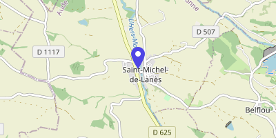 Carte OpenStreetMap — 2 place de la Mairie, Saint-Michel-de-Lanès