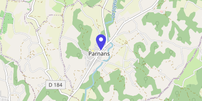 Carte OpenStreetMap — 23 place de la Paix, Parnans