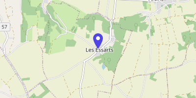 Carte OpenStreetMap — 1 rue de la Mairie, Les Essarts