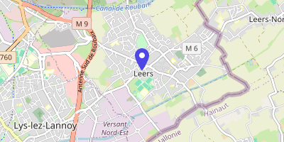 Carte OpenStreetMap — 25 rue de Lys, Leers