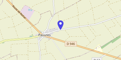 Carte OpenStreetMap — 4 route de Coulommes, Pauvres