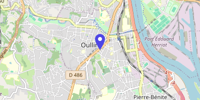Carte OpenStreetMap — Place Roger-Salengro, Oullins