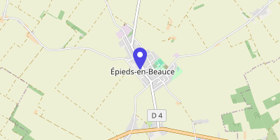 Carte OpenStreetMap — 7 place Saint-Privat, Épieds-en-Beauce