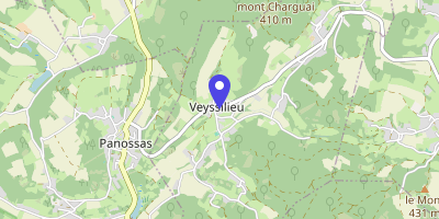 Carte OpenStreetMap — 1 place du Village, Veyssilieu