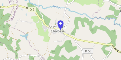 Carte OpenStreetMap — 59 allée du Château, Saint-Cricq-Chalosse