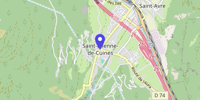 Carte OpenStreetMap — 20 place Jean-Viard, Saint-Étienne-de-Cuines