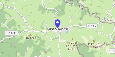 Carte OpenStreetMap — 6 route de saint-privat, Rilhac-Xaintrie
