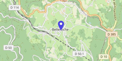 Carte OpenStreetMap — 2 place de la Mairie, Belleroche