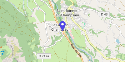 Carte OpenStreetMap — 5 route de Grenoble, La Fare-en-Champsaur