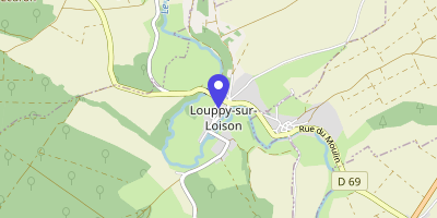 Carte OpenStreetMap — 17 rue de la Porte-Haute, Louppy-sur-Loison