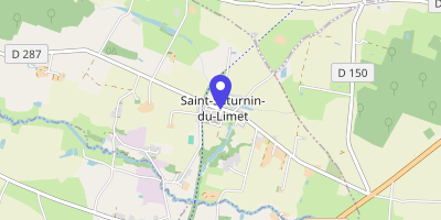 Carte OpenStreetMap — 7 rue Principale, Saint-Saturnin-du-Limet