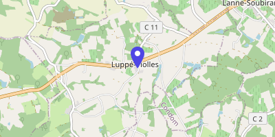 Carte OpenStreetMap — 124 rue de la Mairie, Luppé-Violles