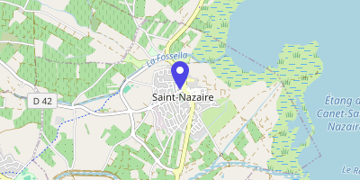 Carte OpenStreetMap — Place de la République, Saint-Nazaire