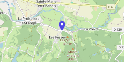 Carte OpenStreetMap — 4 rue de la Mairie, Les Fessey