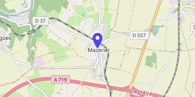 Carte OpenStreetMap — 4 rue Philippe-Bardelot, Mazerier