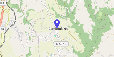 Carte OpenStreetMap — 36 place de la Mairie, Camboulazet