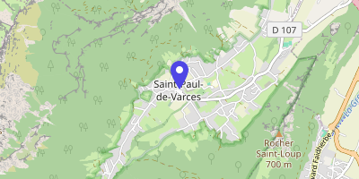 Carte OpenStreetMap — Place de l'Église, Saint-Paul-de-Varces