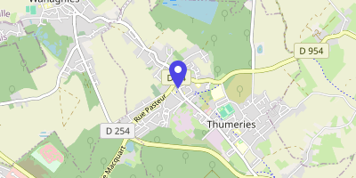 Carte OpenStreetMap — 2 rue Léon-Blum, Thumeries