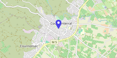 Carte OpenStreetMap — 12 avenue Armand-Daney, Cournonterral