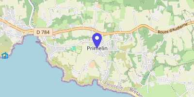 Carte OpenStreetMap — 4 place de la Mairie, Primelin