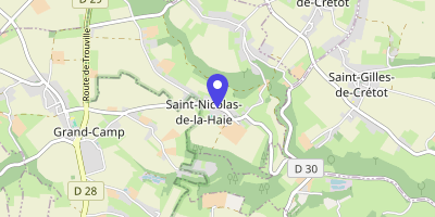 Carte OpenStreetMap — 365 rue de l'Église, Saint-Nicolas-de-la-Haie