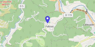 Carte OpenStreetMap — 461 route du Village, Fabras