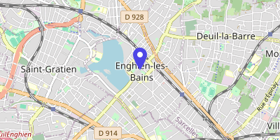 Carte OpenStreetMap — 57 rue du Général-de-Gaulle, Enghien-les-Bains