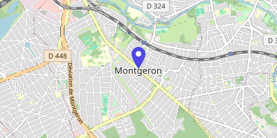 Carte OpenStreetMap — 112 bis avenue de la République, Montgeron