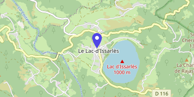 Carte OpenStreetMap — 38 rue du Lavoir, Le Lac-d'Issarlès